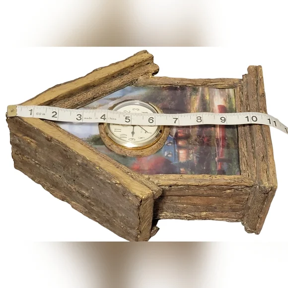 Thomas Kinkade/ Hallmark clock untested - Picture 10 of 10